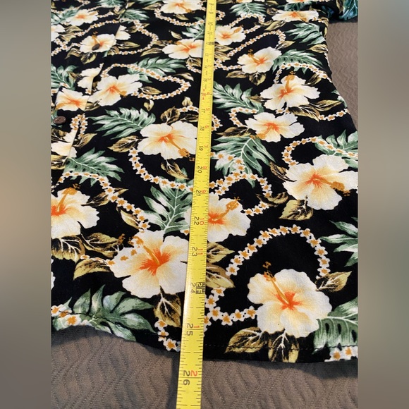Denim & Supply Ralph Lauren Aloha Hawaiian Leopard print shirt floral EUC 🌺 XL - Picture 6 of 10
